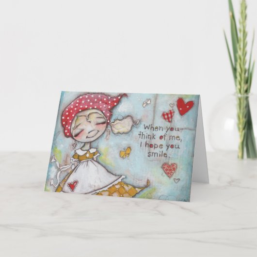 Please Youスマイル – グリーティングカード (正面)