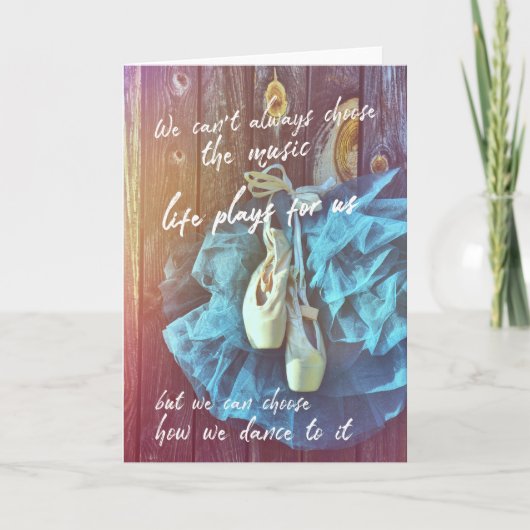 PLEASE YOU DANCE GREETING CARD サンキューカード (正面)