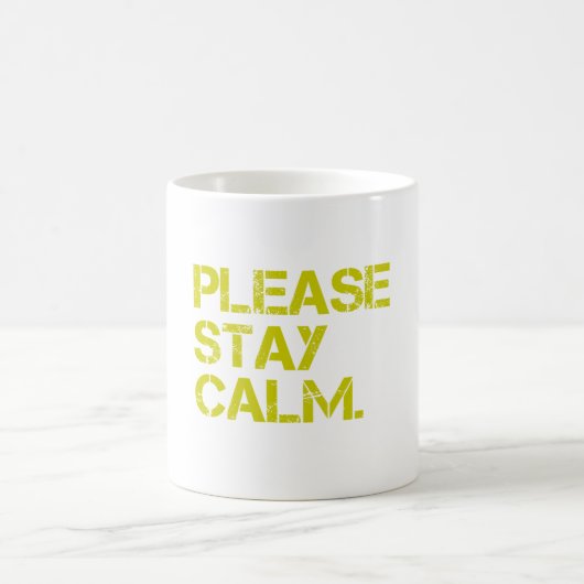 PleaseStayCalmのマグ コーヒーマグカップ (中央)