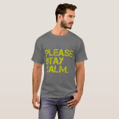 PleaseStayCalmのTシャツ Tシャツ (正面フル)