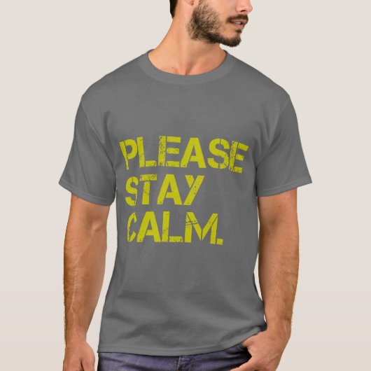 PleaseStayCalmのTシャツ Tシャツ (正面)