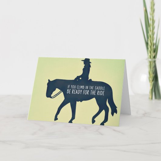 PLEASURE RIDER Greeting Card サンキューカード (正面)