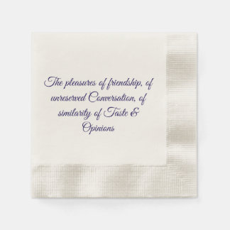 Pleasures of friendship napkins 縁ありカクテルナプキン
