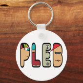Pleb キーホルダー (裏面)