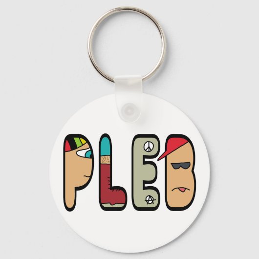 Pleb キーホルダー (裏面)