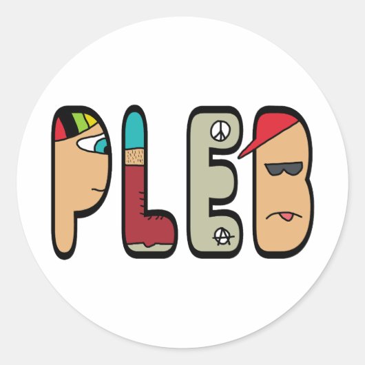 Pleb ラウンドシール (正面)