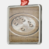 Pleiades Froxfield 1994年の穀物の円の姉妹 メタルオーナメント (左)