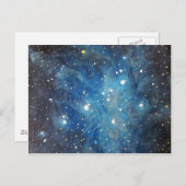 Pleiades Space Art Constellation Painting Print ポストカード (正面/裏面)