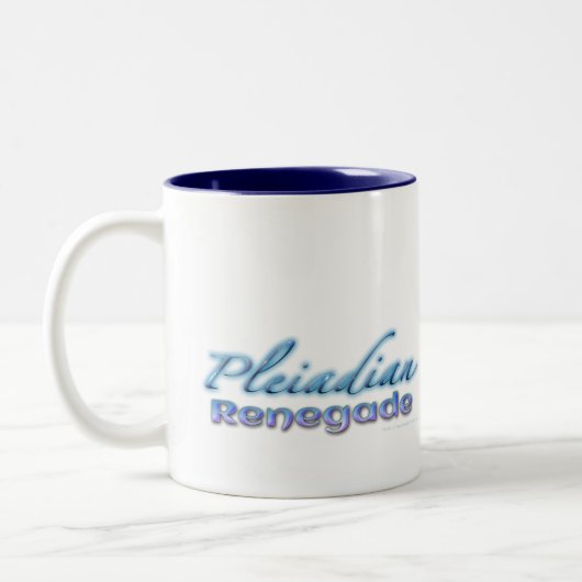 Pleiadianの反逆するマグ ツートーンマグカップ (左)