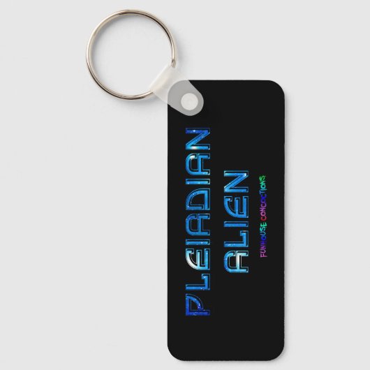 Pleiadian Alien Keychain キーホルダー (正面)