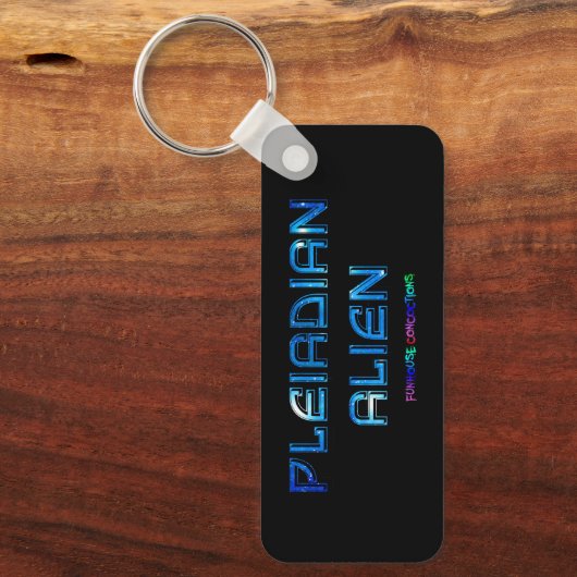 Pleiadian Alien Keychain キーホルダー (正面)