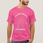 Pleiadian Starseed Light Code Sacred Geometry 1111 Tシャツ (正面)