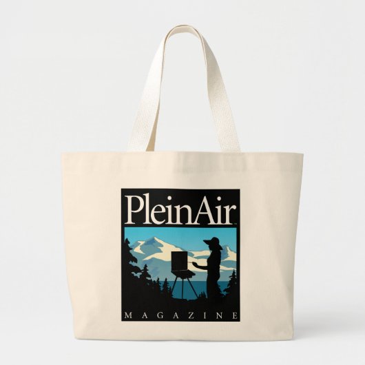 PleinAirの雑誌アイコントート ラージトートバッグ (正面)