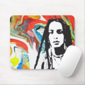 Plena Punk Puerto Rican Art マウスパッド (マウス)