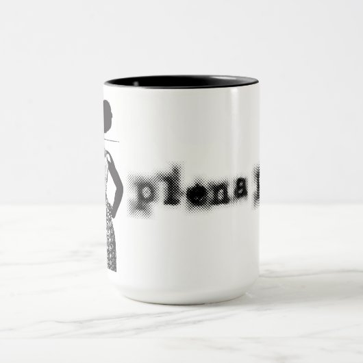 Plena Punk Puerto Rican Art マグカップ (中央)