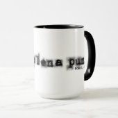 Plena Punk Puerto Rican Art マグカップ (正面右)