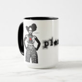Plena Punk Puerto Rican Art マグカップ (正面左)