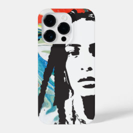 Plena Punk Puerto Rican Art iPhone 14 Proケース