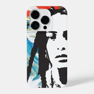 Plena Punk Puerto Rican Art iPhone 14 Proケース