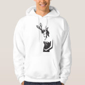 Plena Punk Puerto Rican Art Men's Pullover Hoodie パーカ (正面)