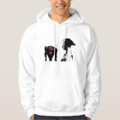 Plena Punk Puerto Rican Art Men's Pullover Hoodie パーカ (正面)