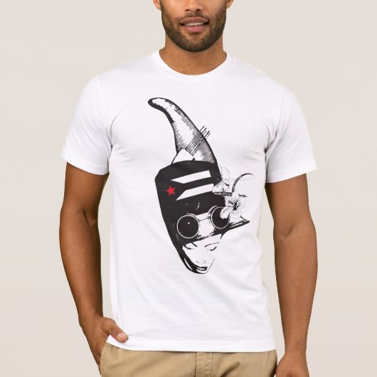 Plena Punk Puerto Rican Art Men's T-Shirt Tシャツ (正面)