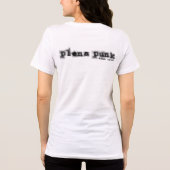 Plena Punk Puerto Rican Art Women's T-Shirt トライブレンドＴシャツ (裏面)