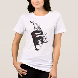 Plena Punk Puerto Rican Art Women's T-Shirt トライブレンドＴシャツ