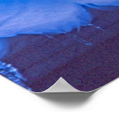 Pleneau Iceberg墓地、南極：青 ポスター (角)