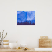 Pleneau Iceberg墓地、南極：青 ポスター (キッチン)