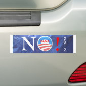 plenetオバマ、いいえ! BAMA 2012年 バンパーステッカー (車上)
