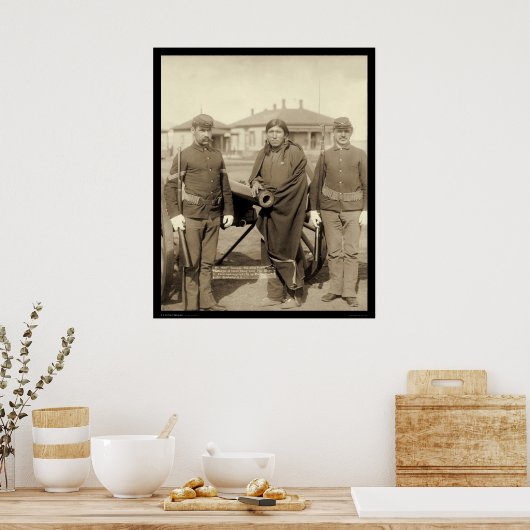 Plenty Horses Oglala Indian SD 1891 ポスター (キッチン)