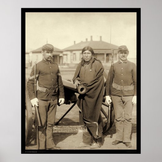 Plenty Horses Oglala Indian SD 1891 ポスター (正面)