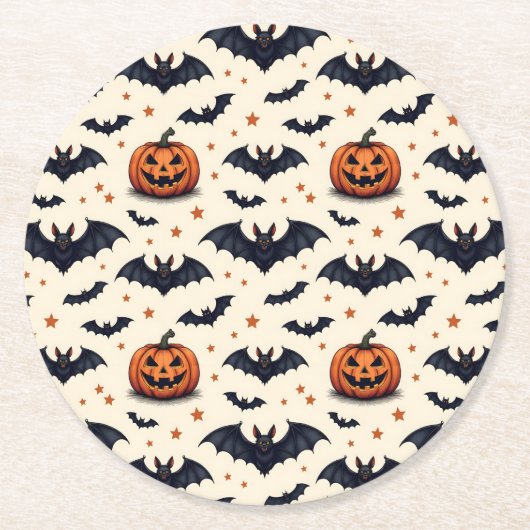 Plenty of Bats ラウンドペーパーコースター (正面)