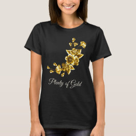 Plenty of Gold Elegant Floral Tシャツ