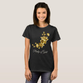 Plenty of Gold Elegant Floral Tシャツ (正面フル)
