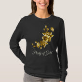 Plenty of Gold Elegant Floral Tシャツ (正面)