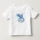 Plesiosaur青い海の恐竜のトドラーTシャツ トドラーTシャツ (正面)