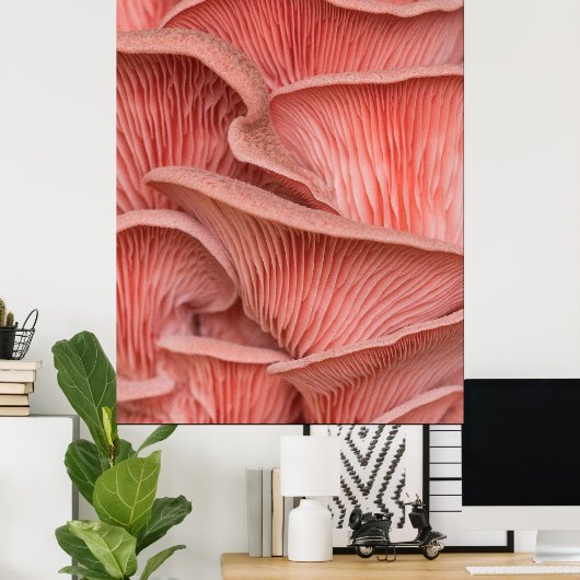 pleurotes roses ポスター (ホームオフィス)