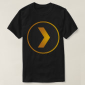 Plex Media Serverロゴシール Tシャツ (デザイン正面)