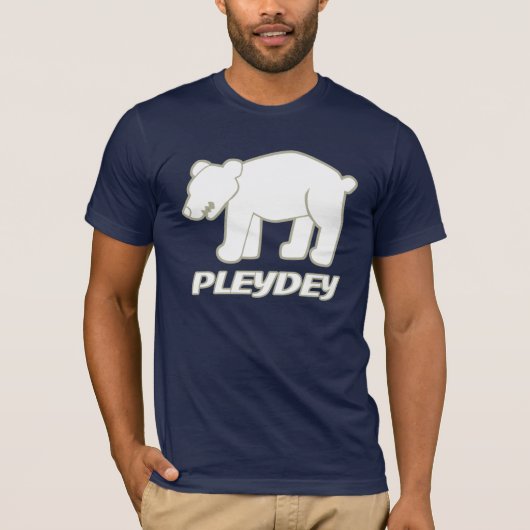 Pleydeyの白くま Tシャツ (正面)