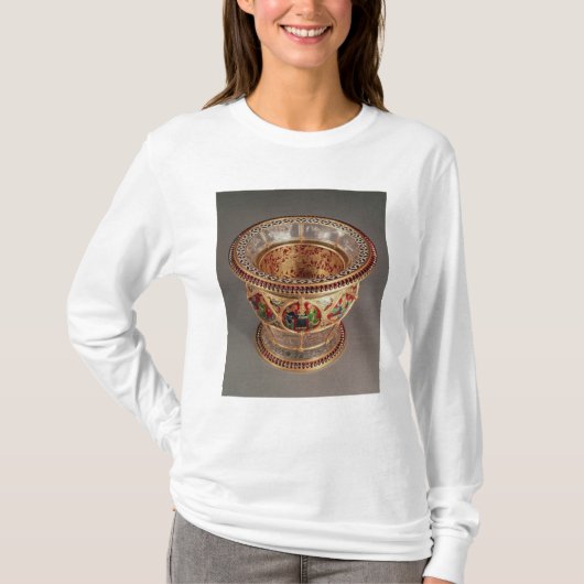 plique-a-jourおよびcloisonneが付いている箱 tシャツ (正面)