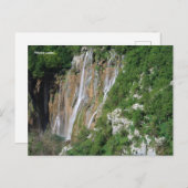 Plitvice Lakes Croatia シーズンポストカード (正面/裏面)