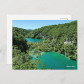 Plitvice Lakes Croatia シーズンポストカード (正面/裏面)