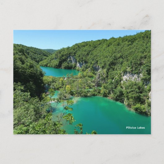 Plitvice Lakes Croatia シーズンポストカード (正面)