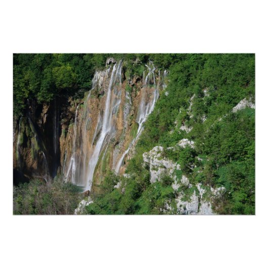 Plitvice Lakes Croatia ポスター (正面)