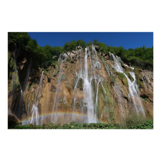 Plitvice Lakes Croatia ポスター (正面)