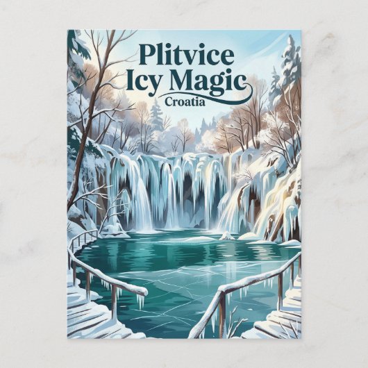 Plitvice Lakes National Park Croatia ポストカード (正面)