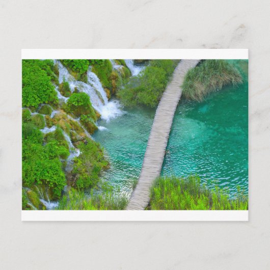Plitvice National Park in Croatia Hiking Trails ポストカード (正面)