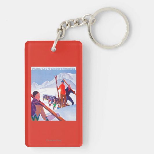 PLMの鉄道の昇進ポスター キーホルダー (裏面)